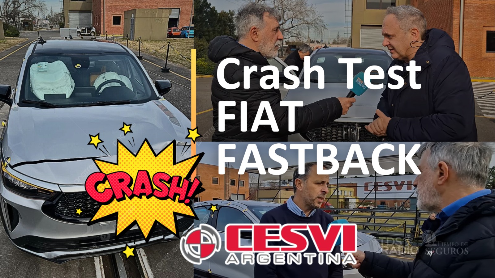 Estuvimos presentes en Cesvi Argentina para asistir a la prueba de impacto del FIAT FASTBACK. Allí  pudimos conversar con Pablo Olivieri y con Diego Ligotti, quienes nos dieron las primeras impresiones, post impacto, del resultado de la misma.